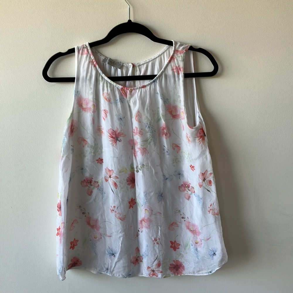 Angela Moda Floral Blouse Size S